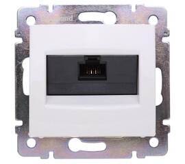 Розетка компьютерная RJ45 Legrand Valena 6 кат UTP с захватами белая 774246
