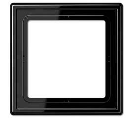 Рамка 1-постовая Jung LS 990 черная LS981SW