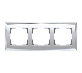 Рамка на 3 поста Werkel Diamant зеркальный W0031220 4690389158834