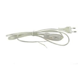 Шнур сетевой с вилкой и выключателем Uniel UCX-C11/02A-170 Clear UL-00004433