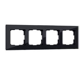 Рамка Werkel Favorit на 4 поста черный W0041108 4690389159954