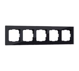 Рамка Werkel Favorit на 5 постов черный W0051108 4690389160110