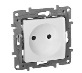 Розетка 2К Legrand Etika 16A 250V белая 672220