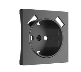 Накладка для розетки USB Werkel графит рифленый W1179504 4690389158667