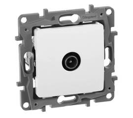 Розетка TV Звезда Legrand Etika белая 672251