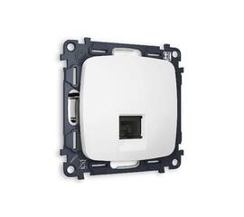Комплект механизма компьютерной розетки RJ-45(8P8C) CAT6 со шторкой Ambrella Volt Omega MO132010
