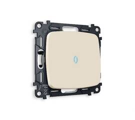 Комплект механизма 1-кл выключателя с подсветкой Ambrella Volt Omega MO322020