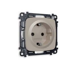 Комплект механизма розетки с/з на винтовых зажимах Ambrella Volt Omega MO366010