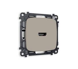 Комплект механизма розетки HDMI 2.0 40V/500MO 2.0GHz 5-18Gbit/s Ambrella Volt Omega MO374010