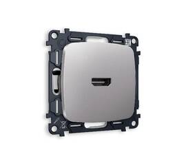 Комплект механизма розетки HDMI 2.0 40V/500mA 2.0GHz 5-18Gbit/s Ambrella Volt Omega MO514010