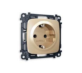 Комплект механизма розетки с/з со шторками Ambrella Volt Omega MO607010