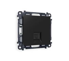 Комплект механизма телефонной розетки RJ-11(4P4C) со шторкой Ambrella Volt Alfa MA812030