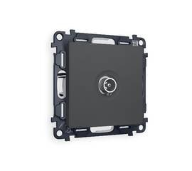 Комплект механизма TV розетки проходной 5-1000 MHz 4dB Ambrella Volt Alfa MA913030
