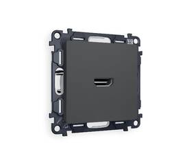 Комплект механизма розетки HDMI 2.0 40V/500mA 2.0GHz 5-18Gbit/s Ambrella Volt Alfa MA914010