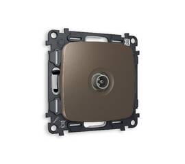 Комплект механизма TV розетки проходной 5-1000 MHz 4dB Ambrella Volt Omega MO643030