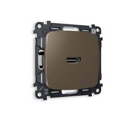 Комплект механизма розетки HDMI 2.0 40V/500mA 2.0GHz 5-18Gbit/s Ambrella Volt Omega MO644010
