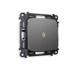 Комплект механизма 1-кл выключателя с подсветкой Ambrella Volt Omega MO652010