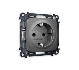 Комплект механизма розетки с/з на винтовых зажимах Ambrella Volt Omega MO656010