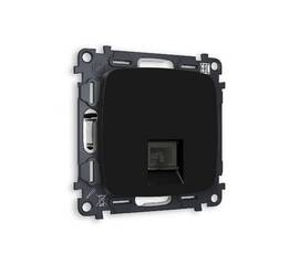 Комплект механизма компьютерной розетки RJ-45(8P8C) CAT6 со шторкой Ambrella Volt Omega MO812010