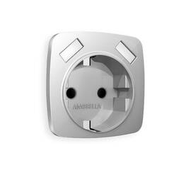 Лицевая панель для розетки с/з со шторками 2USB A+A Ambrella Volt Omega OP4090