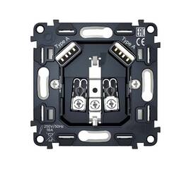 Механизм розетки с/з на винтовых зажимах Ambrella Volt Quant VM155