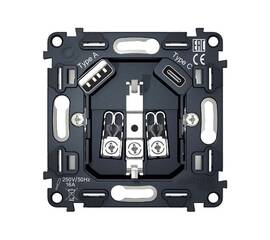 Механизм розетки с/з на винтовых зажимах Ambrella Volt Quant VM160