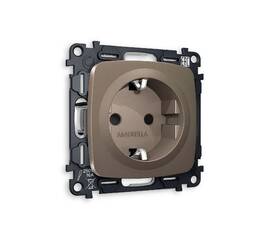 Комплект механизма розетки с/з со шторками Ambrella Volt Omega MO637010