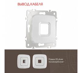 Вывод кабеля Arte Milano 205.49-1.silver