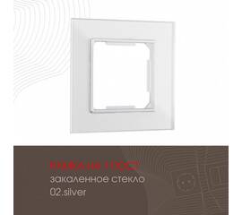 Рамка одноместная Arte Milano 503.02-1.silver