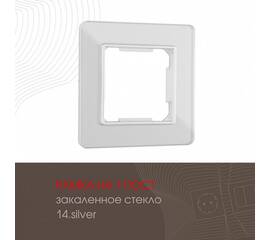 Рамка одноместная Arte Milano 503.14-1.silver