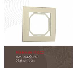 Рамка одноместная Arte Milano 503.06-1.shampan