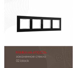 Рамка четырехместная Arte Milano 503.02-4.black
