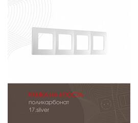 Рамка четырехместная Arte Milano 517.17-4.silver