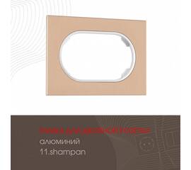 Рамка для двойной розетки Arte Milano 502.11-double.shampan