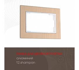 Рамка для двойной розетки Arte Milano 503.12-double.shampan