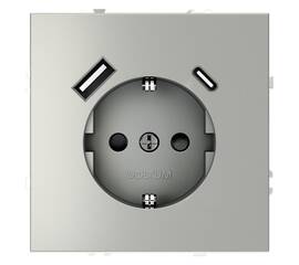 Розетка с USB, A+C Voltum S70 VLS040505