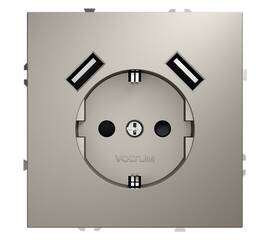 Розетка с USB, А+А Voltum S70 VLS040403