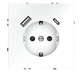 Розетка с USB, A+C Voltum S70 VLS040502