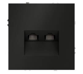 Розетка компьютерная двойная Voltum S70 VLS060208