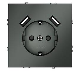 Розетка с USB, А+А Voltum S70 VLS040406