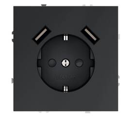 Розетка с USB, А+А Voltum S70 VLS040407