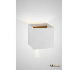 Настенный светильник AM Group AM113-2X5W WH+GL