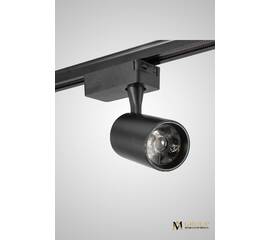 Трековый однофазный светильник AM Group AM227-10W BK 4000K