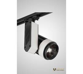 Трековый однофазный светильник AM Group AM181-BK-WH 4000K