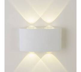 Уличный настенный светильник AM Group AM307-4X1 W WH 4000K