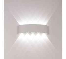 Уличный настенный светильник AM Group AM307-10X1W WH4000K