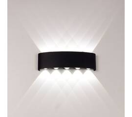 Уличный настенный светильник AM Group AM307-10X1W BK 4000K