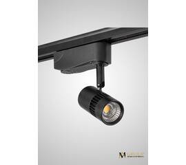 Трековый однофазный светильник AM Group AM229-5W BK 3000K