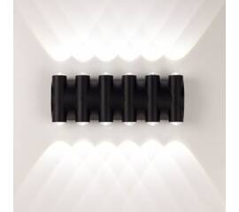 Фасадный светильник AM Group AM359-12X1W BK 4000K