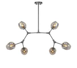 Люстра на штанге AM Group LOFT-6 BK